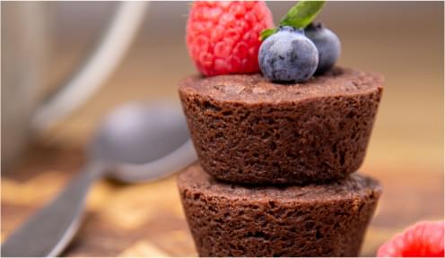 Chewy Brownie Bites.