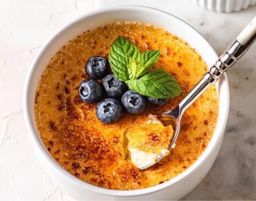 Crème Brulee.