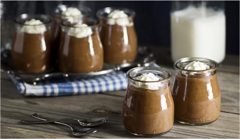 Decadent chocolate Mousse.