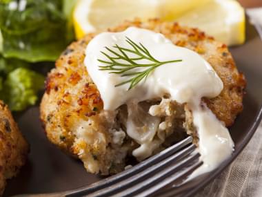 Crispy Crab Cakes.