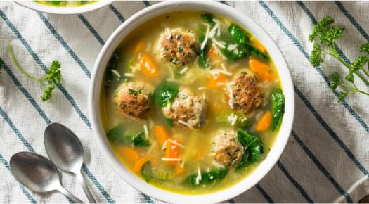 Italian Meatball Soup.